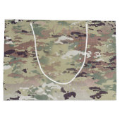 große des Geschenk-12.5lx4wx9h Camouflage-Uniform Geschenktüte (Rückseite)