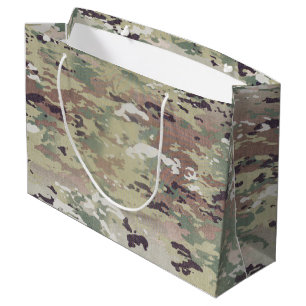 große des Geschenk-12.5lx4wx9h Camouflage-Uniform Geschenktüte