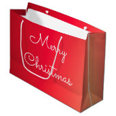 Große Designer Weihnachtsgeschenke Totbeutel Große Geschenktüte (Vorderseite Schrägansicht)