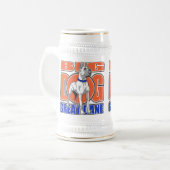 Große Deutsche Dogge Bierglas (Vorderseite Links)