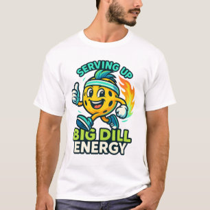 Große Dill-Energie servieren — Süßer Pickleball T-Shirt