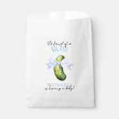 Große Dill-Watercolor-Kokette-Einmachbaby-Party Geschenktütchen (Vorderseite)