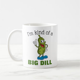 Große Dillgurken-Wortspiel Kaffeetasse