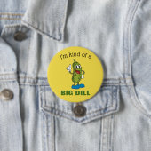 Große Dillgurken-Wortspiel-Taste Button (Beispiel)