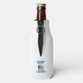 Große Dinge brauchen Zeit Flaschenkühler (Flasche Rückseite)