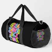 Große Dinge brauchen Zeit T - Shirt Duffle Bag (Rechte Ecke)