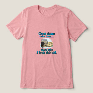 Große Dinge brauchen Zeit Tri-Blend Shirt