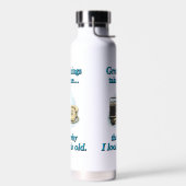 Große Dinge brauchen Zeit Trinkflasche (Links)