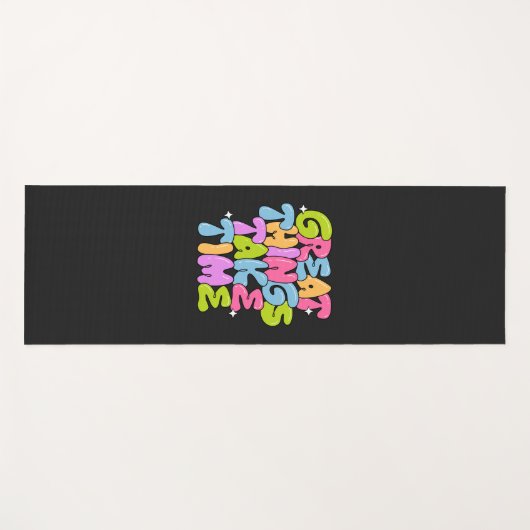 Große Dinge brauchen Zeit Yogamatte (Vorderseite (Horizontal))