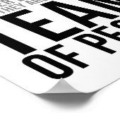 Große Dinge im Geschäft Poster (Ecke)