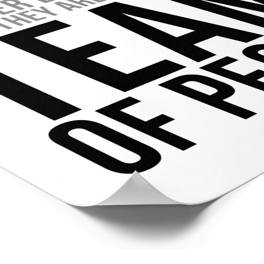 Große Dinge im Geschäft Poster (Ecke)