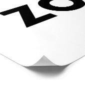 Große Dinge kamen nie Poster (Ecke)