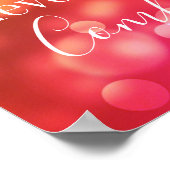 Große Dinge kommen nie aus Comfort-Zonen Poster (Ecke)