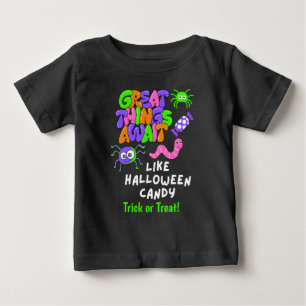 Große Dinge warten Halloween Candy Kids Shirt