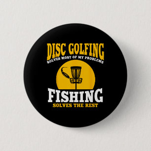 Große Disk Golf- und Fishing-Geschenke Button