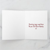 Große Dog Sympathy-Karte von dalDesignNZ Karte (Innenseite)