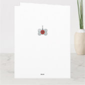 Große Dog Sympathy-Karte von dalDesignNZ Karte (Rückseite)