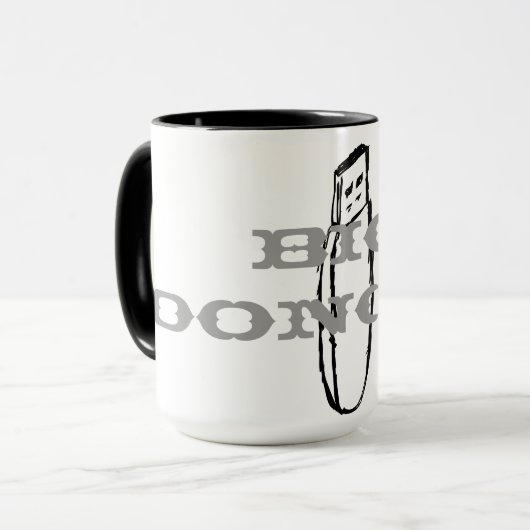 Große Dongle-Tassen Tasse (Vorderseite Links)