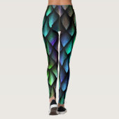 Große Drachenskala Leggings (Rückseite)