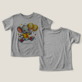 Große Drei Feier: Elefant mit Balloons (Design Vorderseite & Rückseite)