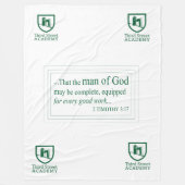 Große dritte Straßen-HochschulFleece-Decke Fleecedecke (Vorderseite)