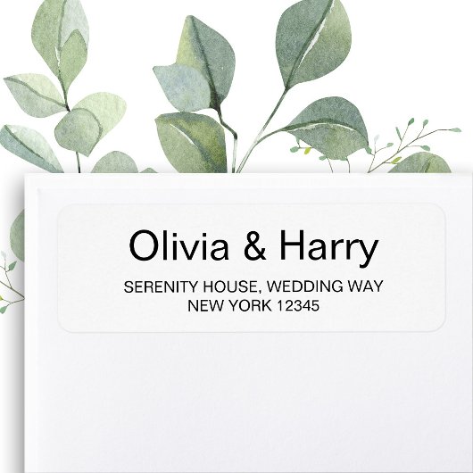 Große Druckaufschrift Einfache Minimalistische Rüc