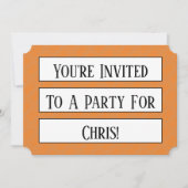 Große Druckeinladung Diamant Serienvorlage Einladung (Vorderseite)