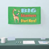 Große Dschungel-Abenteuer Lehrer Klassenzimmer Banner (Messe)