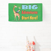 Große Dschungel-Abenteuer Lehrer Klassenzimmer Banner (InSitu)