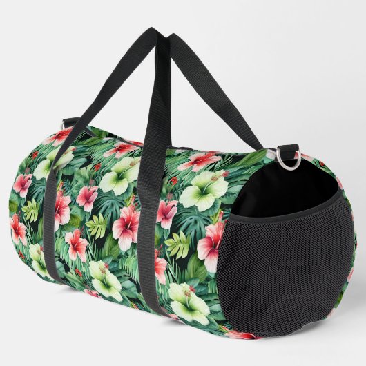 Große Duffel-Tasche Tropenpapier Duffle Bag (Rechte Ecke)