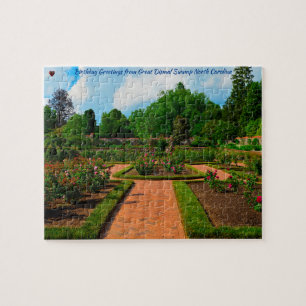 Große dunkle Sumpflandschaft North Carolina Jigsaw Puzzle