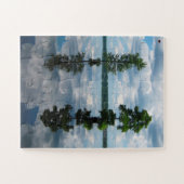 Große dunkle Sumpflandschaft North Carolina Puzzle (Horizontal)