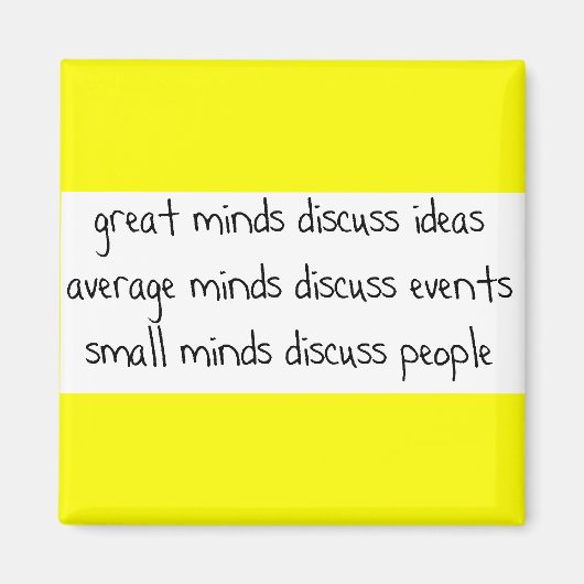 GROSSE DURCHSCHNITTLICHE KLEINE MINDERN ERÖRTERN I MAGNET (Vorne)