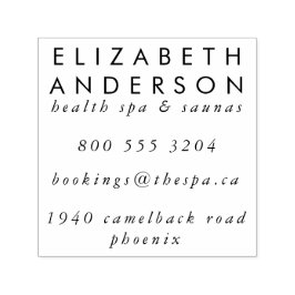 Große E-Mail-Adresse Ihres Unternehmens Permastempel