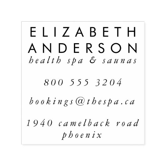 Große E-Mail-Adresse Ihres Unternehmens Permastempel (Design)