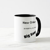 Große Easy New Orleans Kaffeetasse (VorderseiteRechts)