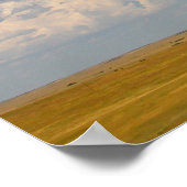 Große Ebene in South Dakota im Sommer Poster (Ecke)