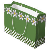 Große Edelweiss-Geschenktasche Geschenktüte (Rückseite Schrägansicht)