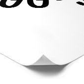 Große Ei-Spektakel Funny Egg Pun Poster (Ecke)