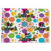 Große Eid Mubarak-Geschenktasche Geschenktüte (Rückseite)