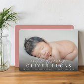 Große Einführung | Ankündigung von Foto zur Geburt