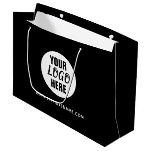 Große Einkaufstaschen mit individuellem Logo/Text Geschenktüte
