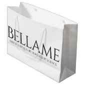 Große Einzelhandel/Geschenk Bellame Tasche Geschenktüte (Vorderseite Schrägansicht)