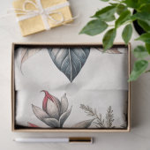 Große elegante Blumenmöbel-Dekupage Seidenpapier (Geschenk)