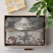 Große elegante florale Möbel-Decoupage Seidenpapier (Geschenk)