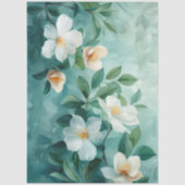 Große elegante Jasmine Decoupage Seidenpapier (Vorderseite)