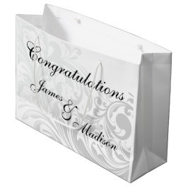 Große elegante, wirbelfarbene Geschenktasche - Sil Große Geschenktüte