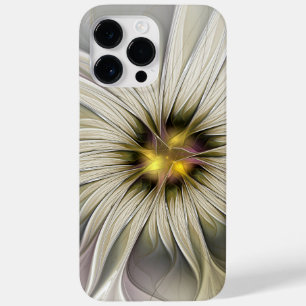 Große Elfenbein-Blume, abstrakte moderne fraktale Case-Mate iPhone 14 Pro Max Hülle
