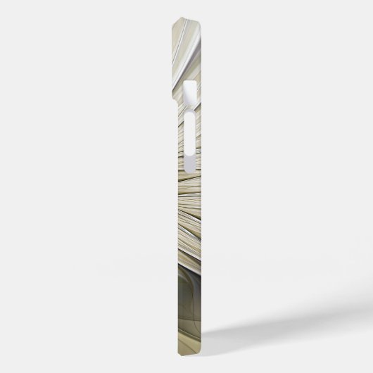 Große Elfenbeinküste, Abstrakte Moderne Fraktal Ku Case-Mate iPhone Hülle (Rückseite / Links)