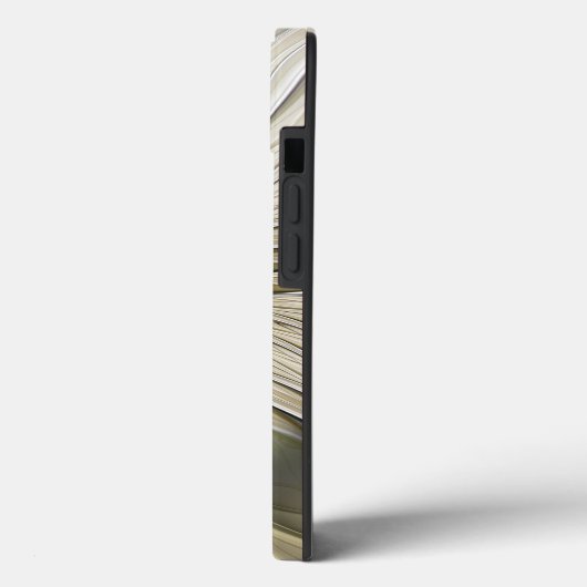 Große Elfenbeinküste, Abstrakte Moderne Fraktal Ku Case-Mate iPhone Hülle (Rückseite / Links)